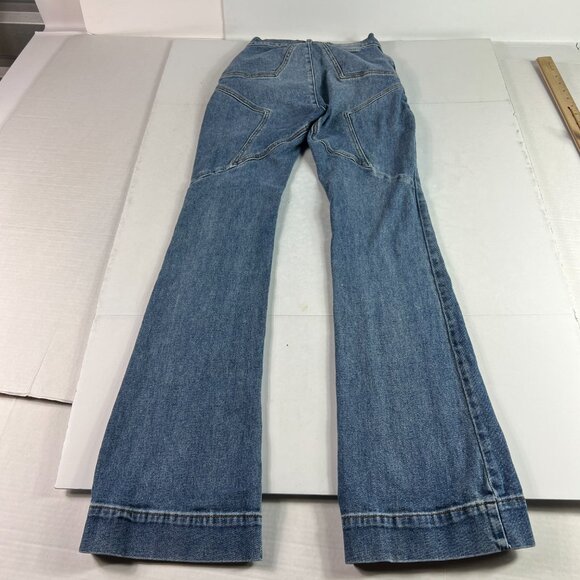 Revice Jean Women 24x32* Venus Flare Star High Rise Blue Front Seam Denim Tag 27 - Picture 10 of 16